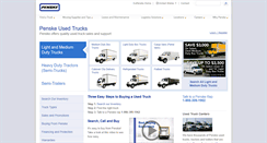 Desktop Screenshot of penskeusedtrucks.com