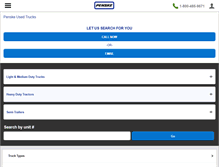 Tablet Screenshot of m.penskeusedtrucks.com